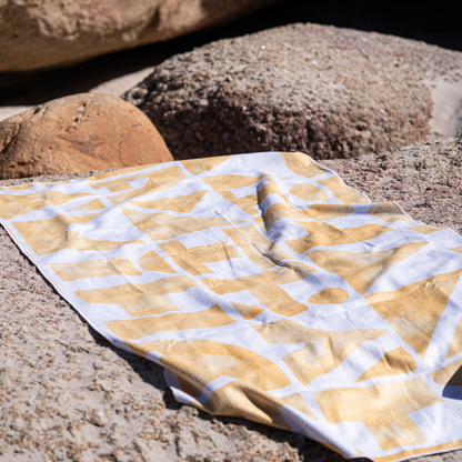 Sunset Hibiscus - Sand Free Beach Towel (Large)