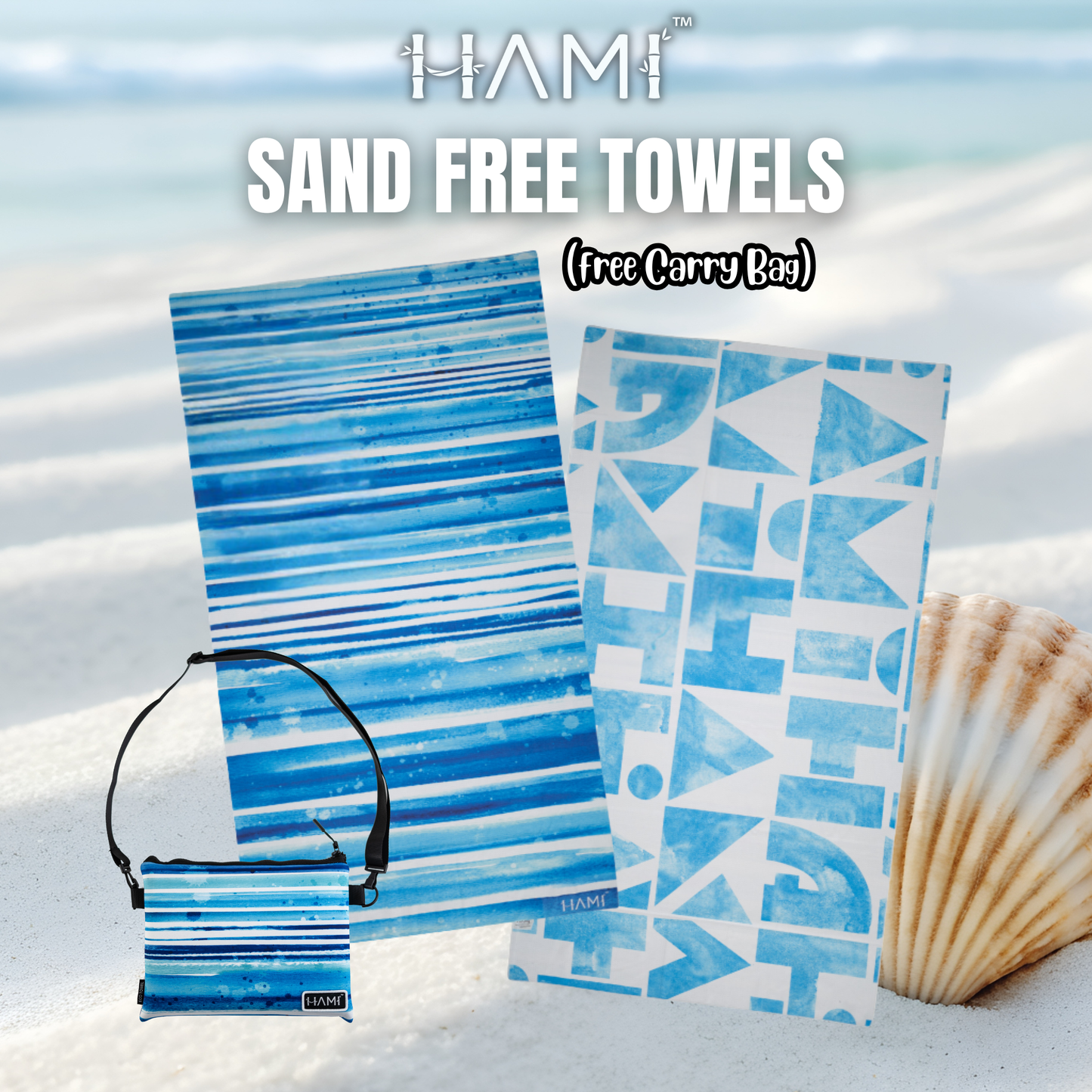 Dip & Daze Bundle (Buy 2 Towels + Get a FREE Picnic Blanket 🎁)