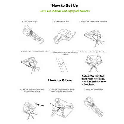 HAMI Portable Chair - Large