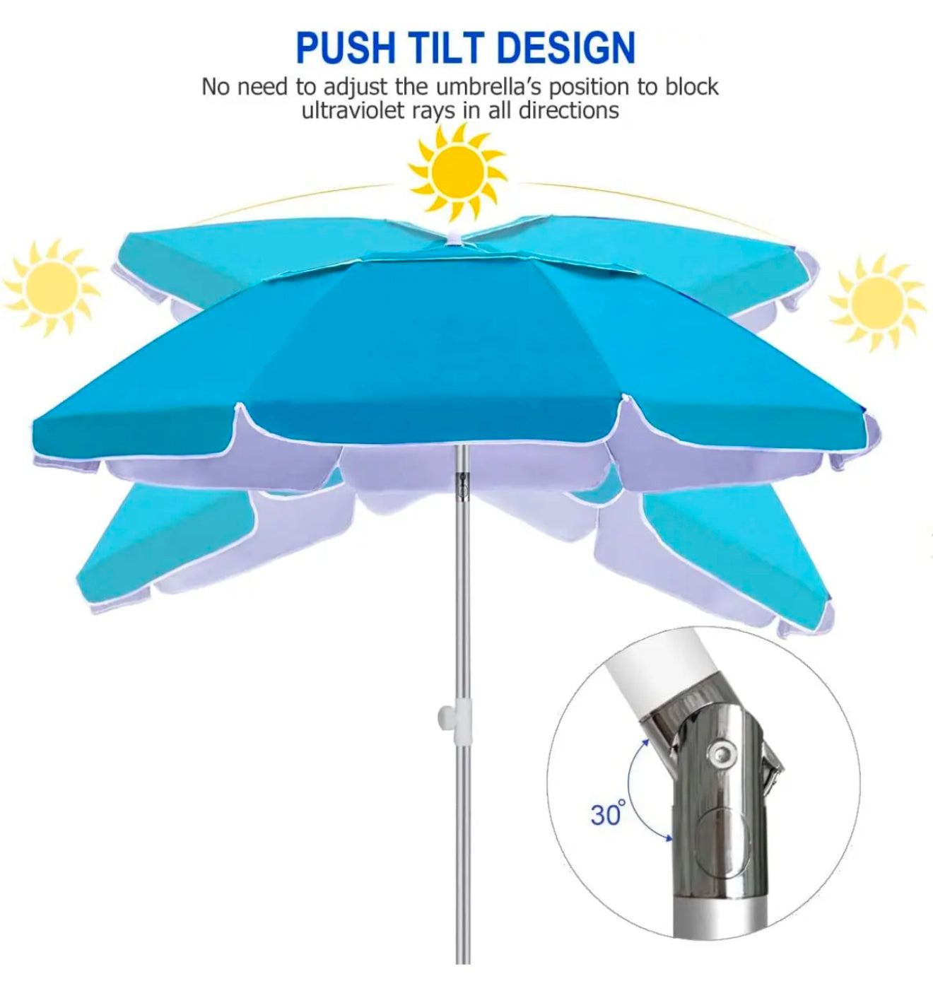 HAMI Beach Umbrella (black)