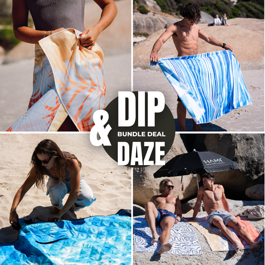 Dip & Daze Bundle (Buy 2 Towels + Get a FREE Picnic Blanket 🎁)