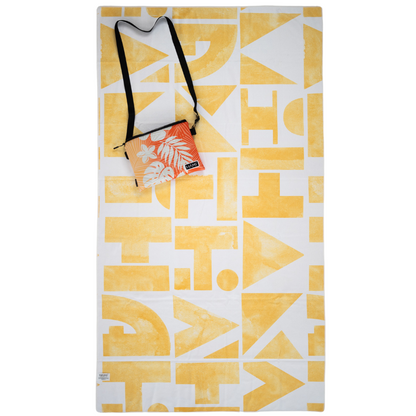 Sunset Hibiscus - Sand Free Beach Towel (Large)