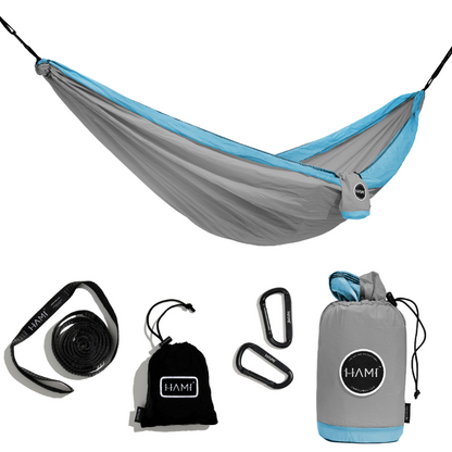 HAMI Sea Mist - Recycled Hammock with straps