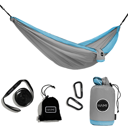 HAMI Sea Mist - Recycled Hammock with straps
