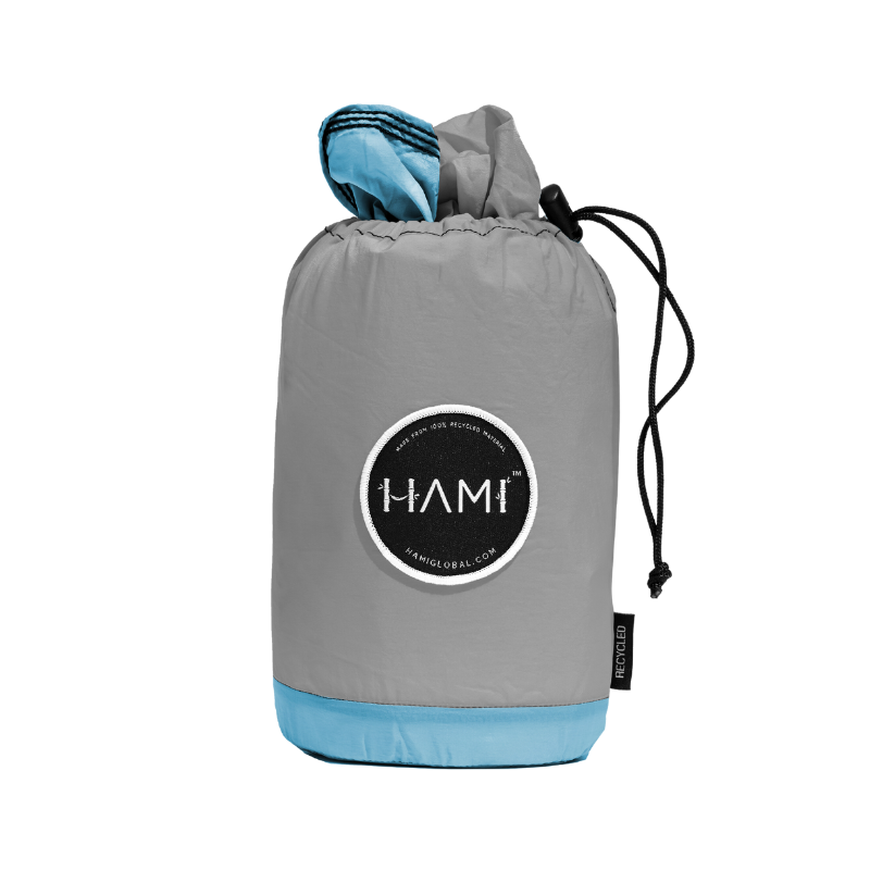 HAMI Sea Mist - Recycled Hammock with straps