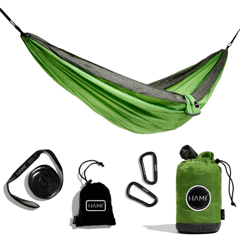 HAMI Evergreen - Recycled Hammock with straps