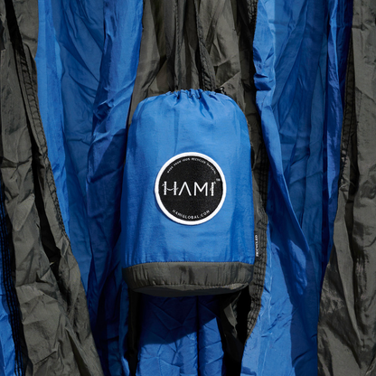HAMI Lagoon - Recycled Hammock with straps