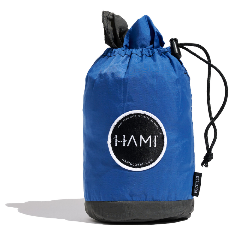 HAMI Lagoon - Recycled Hammock with straps