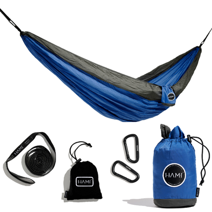 HAMI Lagoon - Recycled Hammock with straps
