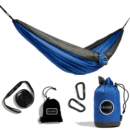 HAMI Lagoon - Recycled Hammock with straps