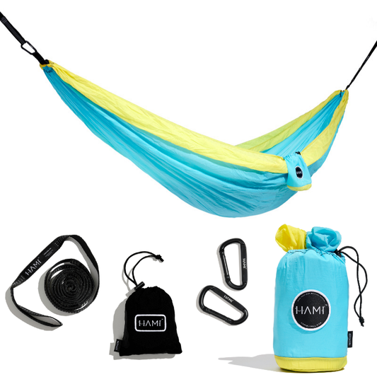 HAMI Ocean - Recycled Hammock with straps